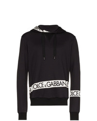 Sweat à capuche imprimé noir Dolce & Gabbana