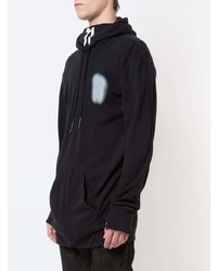 Sweat à capuche imprimé noir 11 By Boris Bidjan Saberi