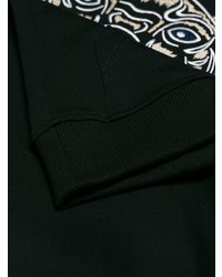 Sweat à capuche imprimé noir Kenzo