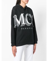 Sweat à capuche imprimé noir McQ Alexander McQueen