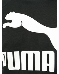 Sweat à capuche imprimé noir Puma