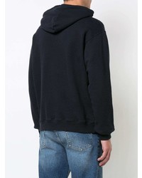 Sweat à capuche imprimé noir JW Anderson