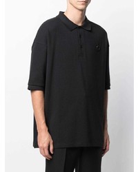 Sweat à capuche imprimé noir Raf Simons X Fred Perry