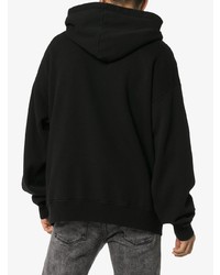 Sweat à capuche imprimé noir Amiri