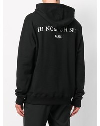 Sweat à capuche imprimé noir Ih Nom Uh Nit