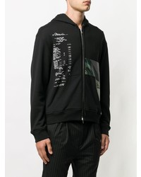 Sweat à capuche imprimé noir 3.1 Phillip Lim