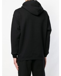 Sweat à capuche imprimé noir Alexander Wang