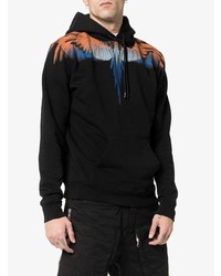 Sweat à capuche imprimé noir Marcelo Burlon County of Milan