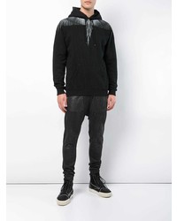 Sweat à capuche imprimé noir Marcelo Burlon County of Milan