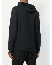 Sweat à capuche imprimé noir Damir Doma