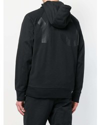 Sweat à capuche imprimé noir Y-3