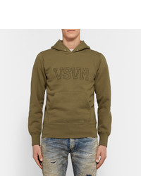 Sweat à capuche imprimé olive VISVIM