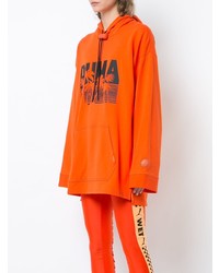 Sweat à capuche imprimé orange Fenty X Puma