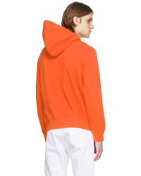 Sweat à capuche imprimé orange Polo Ralph Lauren