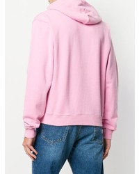 Sweat à capuche imprimé rose JW Anderson