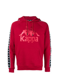 Sweat à capuche imprimé rouge Kappa