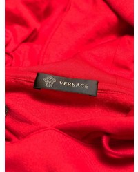 Sweat à capuche imprimé rouge Versace