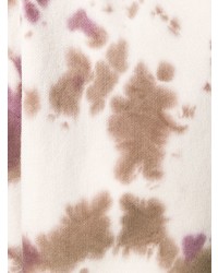 Sweat à capuche imprimé tie-dye blanc Eckhaus Latta