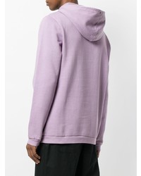 Sweat à capuche imprimé violet clair Damir Doma