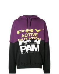 Sweat à capuche imprimé violet Pam Perks And Mini