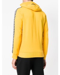 Sweat à capuche jaune Hydrogen