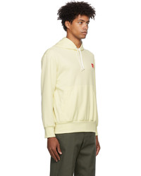 Sweat à capuche jaune Comme Des Garcons Play