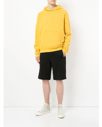 Sweat à capuche jaune John Elliott