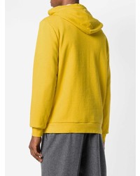 Sweat à capuche jaune A.P.C.