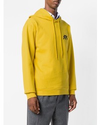 Sweat à capuche jaune A.P.C.