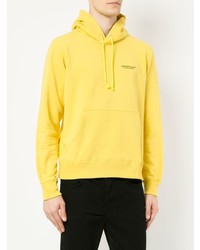 Sweat à capuche jaune Undercover