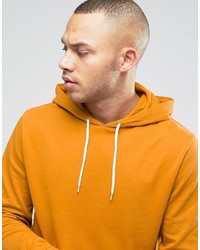 Sweat à capuche jaune Asos