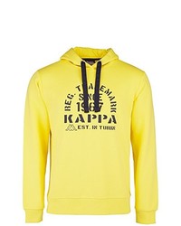 Sweat à capuche jaune Kappa