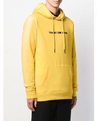 Sweat à capuche jaune Tommy Jeans