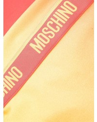Sweat à capuche jaune Moschino