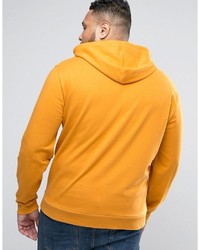 Sweat à capuche jaune Asos