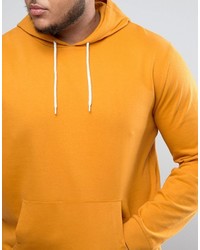 Sweat à capuche jaune Asos