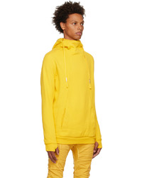 Sweat à capuche jaune Boris Bidjan Saberi