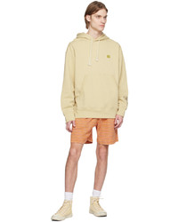 Sweat à capuche jaune Acne Studios