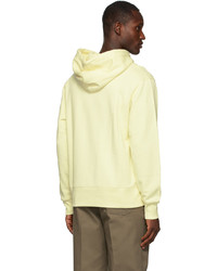 Sweat à capuche jaune Acne Studios