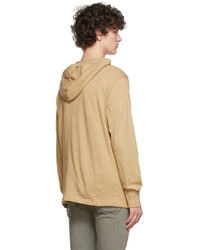 Sweat à capuche marron clair rag & bone