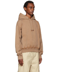 Sweat à capuche marron clair Jacquemus