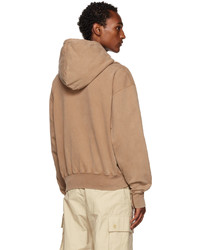 Sweat à capuche marron clair Jacquemus