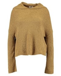 Sweat à capuche marron clair Double Agent