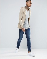 Sweat à capuche marron clair Asos