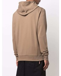 Sweat à capuche marron clair Balmain