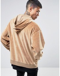 Sweat à capuche marron clair Asos