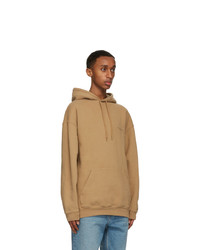 Sweat à capuche marron clair Balenciaga