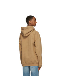 Sweat à capuche marron clair Balenciaga