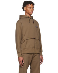 Sweat à capuche marron Undercover