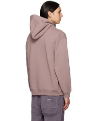 Sweat à capuche marron Dime